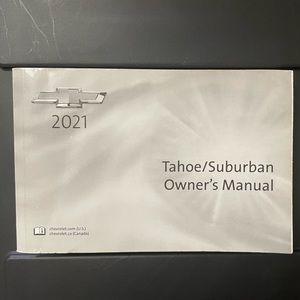 2021 Chevrolet Tahoe/Suburban Owner's Manual Original